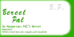 bercel pal business card